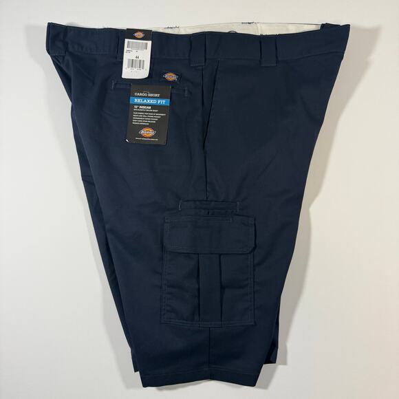 Dickies Men's Flex 13" Inseam Relaxed Fit Cargo Shorts Navy 44 - Picture 5 of 8